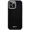 DKNY DKHMP14XSMCHLK Apple iPhone 14 Pro Max 6.7″ juodos spalvos kietas dėklas Liquid Silicone Small Metal Logo MagSafe