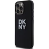 DKNY DKHCP15LSMCBSK Apple iPhone 15 Pro 6.1″ juodos spalvos kietas dėklas Liquid Silicone Metal Logo