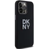 DKNY DKHCP15LSMCBSK Apple iPhone 15 Pro 6.1″ juodos spalvos kietas dėklas Liquid Silicone Metal Logo