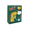 Lean Toys Popierinis dovanų maišelis su dinozauro motyvu