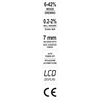 Yato DRĖGMĖMATIS 0,2–42 % (YT-73140)