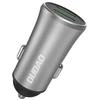 Dudao 3.4A smart car charger 2x USB sidabro spalvos (R6S sidabro spalvos)