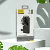 Dudao K11 10000mAh Powerbank'as su integruotais kabeliais - Juodas