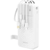 Dudao K11 Pro 20000mAh Powerbankas su integruotais kabeliais - Balta
