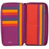 DUDU Portfel damski Colorful Ustica – skóra nappa, RFID, zamek, kieszeń na monety, miejsca na karty