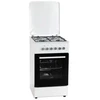 MPM MPM-56-KGM-04 Dujinė/elektrinė viryklė Baltos