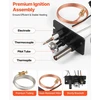 VEVOR Gamtinių dujų pilotinis židinys