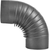 Dūmtraukio alkūnė HECHT PIPE CURVE 13, 130 mm