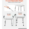 Dušo kėdė VEVOR FBL650438, 181 kg keliamoji galia