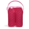 BUILT Bottle Buddy dviejų buteliukų krepšys su laikikliu (Baby Rožinė Mini Dots)