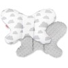 Dviejų pusių amortizuojanti pagalvėlė Butterfly“ – pilka