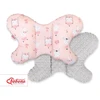 Dviejų pusių amortizuojantis pagalvėlė Butterfly“ – rožinė/pilka