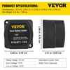 VEVOR Automatinis dvigubas akumuliatoriaus izoliatorius 140A