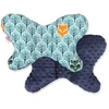 Dvipusė amortizuojanti pagalvėlė BUTTERFLY – mėtų žalia/tamsiai mėlyna