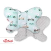 Dvipusė amortizuojanti pagalvėlė BUTTERFLY – triušiai, mėtų/pilka