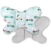 Dvipusė amortizuojanti pagalvėlė BUTTERFLY – triušiai, mėtų/pilka