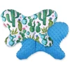 Dvipusis amortizuojantis pagalvėlė Butterfly“ – kaktuso/žydra