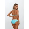 Dvipusis mėlynas bikinis su pakietintais kaušeliais Ewlon