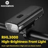Dviračio priekinė lempa Rockbros 3000 lm