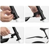 Rockbros FK-880 front and rear bicycle fenders for 24" bikes - juodas