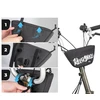 Rockbros G011 Flash Journey trapezoidal handlebar bike bag 0.7 l - juodas