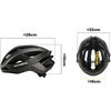 Rockbros LK-69 dviračio šalmas su sustiprintu rėmu 58-62 cm - Juodas