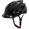 Dviratininko šalmas MTB Wozinsky su odpinanym daszkiem i tylną lampką USB 57-62 cm - juoda