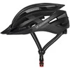 Dviratininko šalmas MTB Wozinsky su odpinanym daszkiem i tylną lampką USB 57-62 cm - juoda