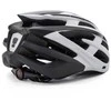 Dviratininko šalmas MTB Wozinsky su odpinanym daszkiem i tylną lampką USB 54-57 cm - juoda-balta