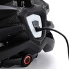 Wozinsky MTB dviračio šalmas su nuimamu skydeliu ir galiniu USB žibintu M - Juodas