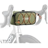 Rockbros TL001 ROAD TO SKY 1.9L Atsparus vandeniui Handlebar Bike Bag - Žalias