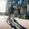 Dviračių kuprinė Thule Paramount Bike Commute 20L, žalia