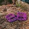 Dviračių platforminiai pedalai FUNN Taipan, purpuriniai