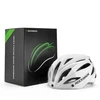 Rockbros dviratininko šalmas su Visor, Detachable UV Protective Goggles, Unisex – juodos spalvos/rudos spalvos