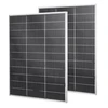 VEVOR 2 vnt. 100W bifacialiniai saulės moduliai