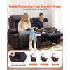 VEVOR Dviejų vietų atlošiama sofa su centriniu console