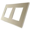 Dvivietis aliuminio rėmelis, auksinis