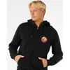 Džemperis su užtrauktuku Rip Curl Wettie Passage Icon, juodas