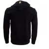 EA7 Emporio Armani Futer įprasto kirpimo džemperis su gobtuvu Juodas - 8NPM32PJVRZ