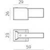 EASY LINK sistemos bėgelio sieninis laikiklis, juodas, K1002343N