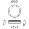EASY LINK sistemos vertikalus sujungimas, juodas, K1002348N