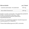 Ecdysterono kapsulės GN 60 kapsulių