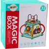 Lean Toys Daugiafunkcis edukacinis kubas 7 viename su garsais ir šviesomis