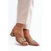 Elegantiški moteriški sandalai Laura Messi 2771 Smėlio spalvos