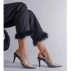 Elegantiški permatomi aukštakulniai su cirkoniais