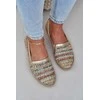 Elegantiškos odinės espadrilės su pynimu, daugiaspalvės Zazoo