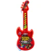 Lean Toys Vaikiška žaislinė gitara su melodijomis, raudona
