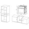 MPM-63-BO-30 built-in electric orkaitė Juodas