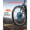 VEVOR 1000 W elektrinio dviračio konversijos rinkinys 48V 26" priekinis ratas