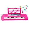 Lean Toys Elektroninis fortepijonas vaikams su 37 klavišais ir 36 melodijomis, rožinis